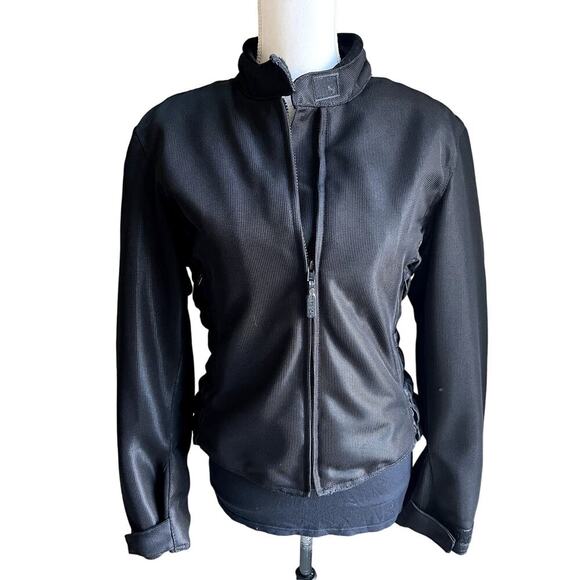 River Road ladies vented mesh padded motorcycle jacket size large - Picture 1 of 11